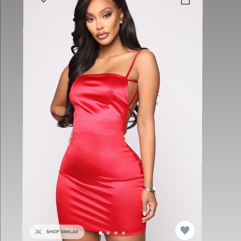 Flirtini Satin Mini dress